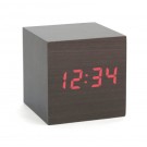 Kikkerland Dark Wood Alarm Clock