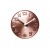 Karlsson Bold Engraved Numbers Wall Clock Steel -  Copper